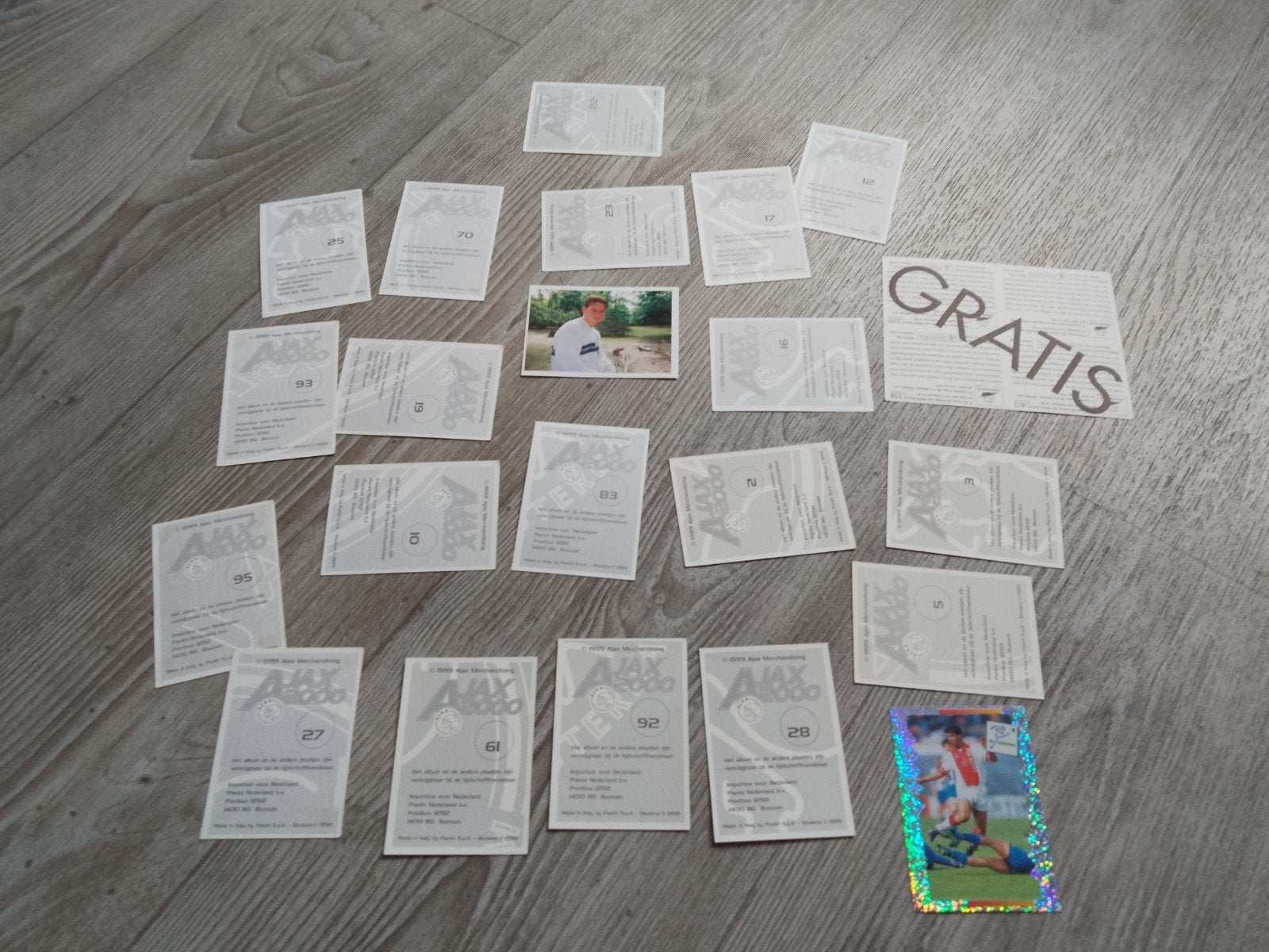 Voetbalplaatjes Ajax Panini France 98, Verzamelen, Ophalen of Verzenden, Zo goed als nieuw, Ajax, Poster, Plaatje of Sticker