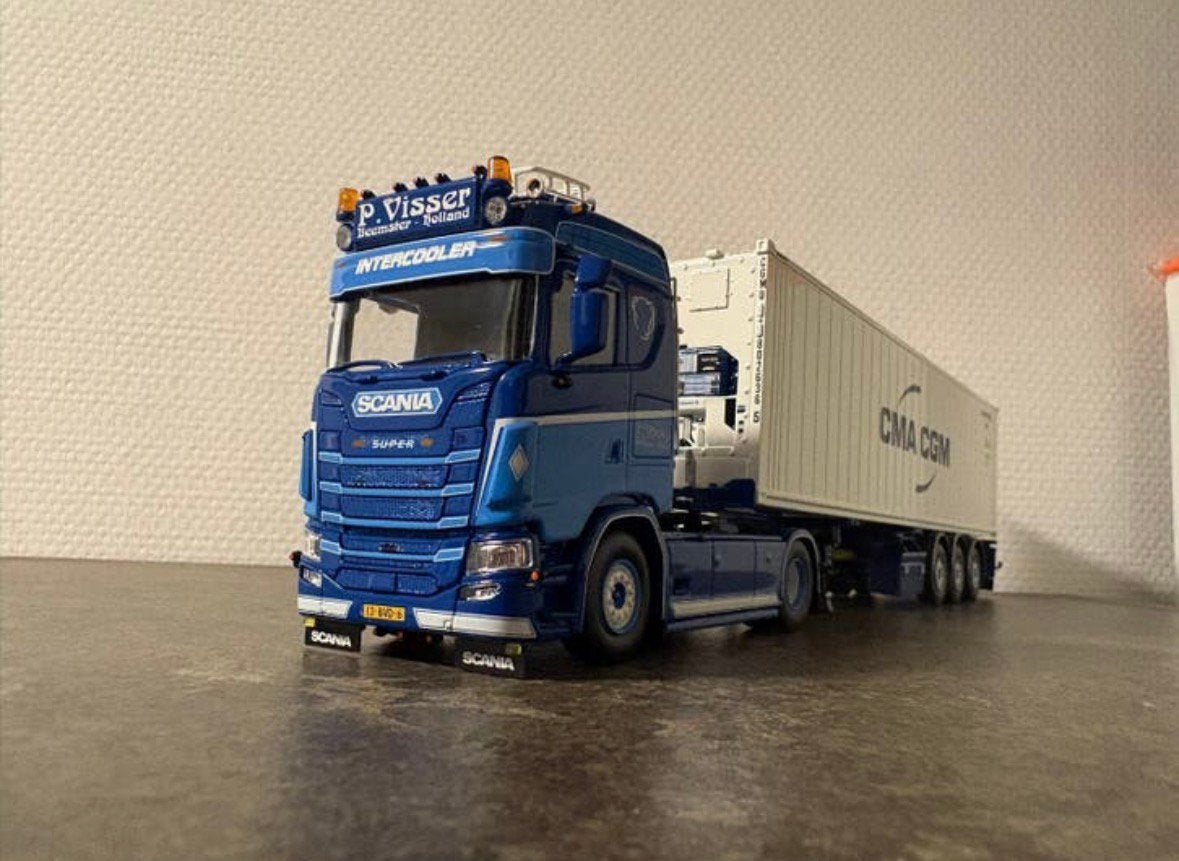 cania Next Gen S540 With 40 FT Container van P. Visser., Ophalen of Verzenden, Zo goed als nieuw, Bus of Vrachtwagen, Tekno