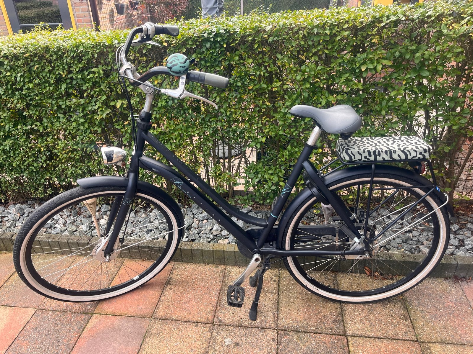 Cortina Roots Utility Bicycle - Zwart, Ophalen, Velgrem, 53 tot 56 cm, Gebruikt