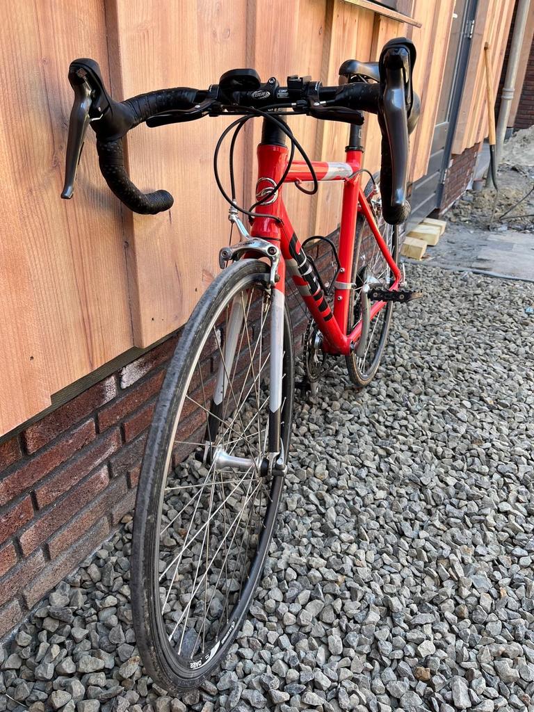Giant TCR Racefiets - Maat XS - Rood, Fietsen en Brommers, Fietsen | Racefietsen, Ophalen, 28 inch, Gebruikt, Velgrem