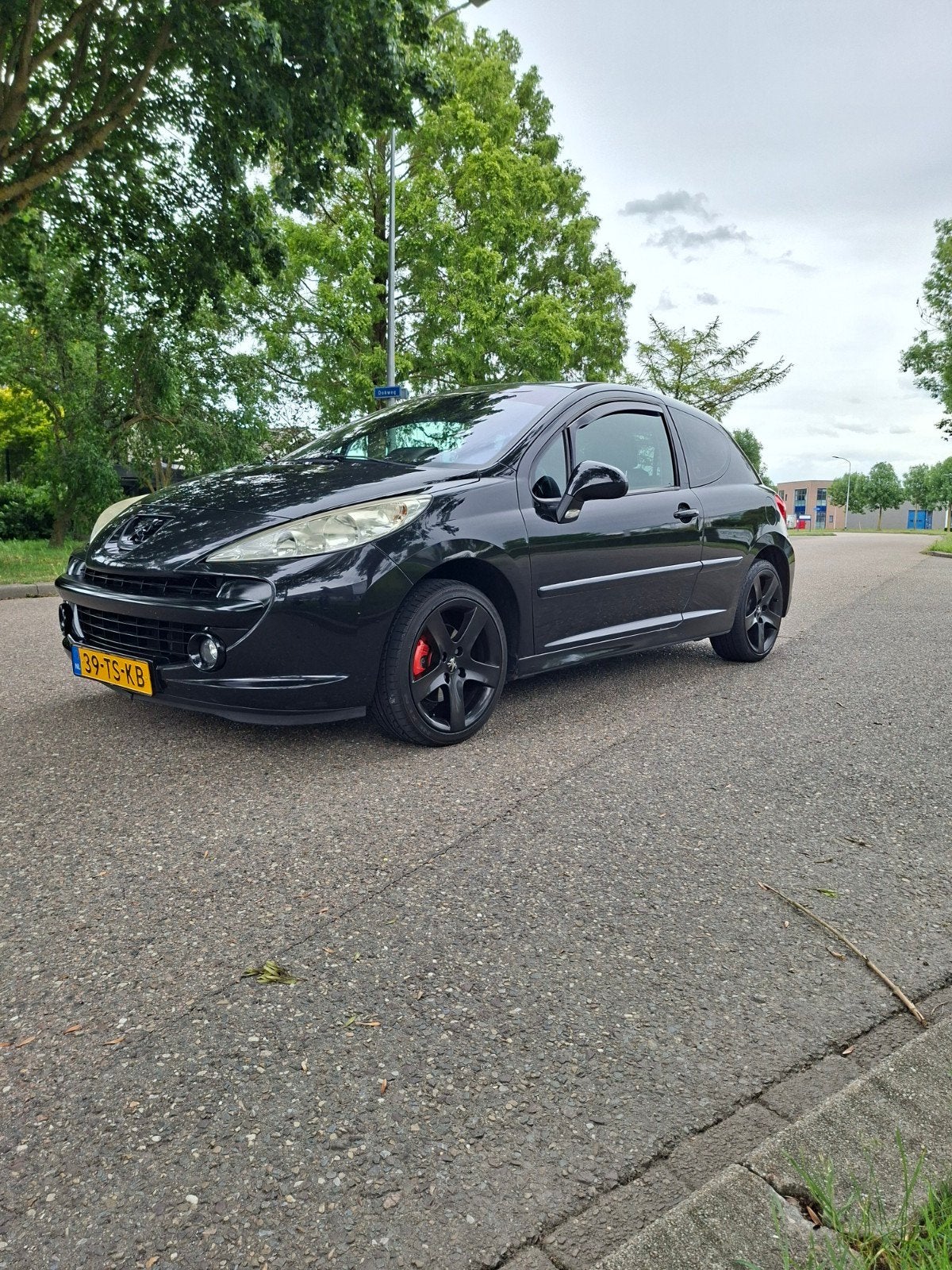 Peugeot 207 1.6 16V 3DRS 2007 Zwart, Voorwielaandrijving, Stof, Zwart, 4 cilinders