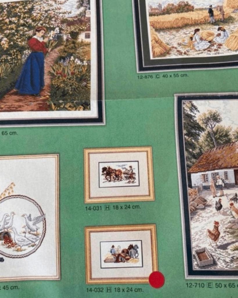 BORDUURPAKKET EVA ROSENSTAND LANDBOUWER, Verzenden, Nieuw, Handborduren, Borduurpakket