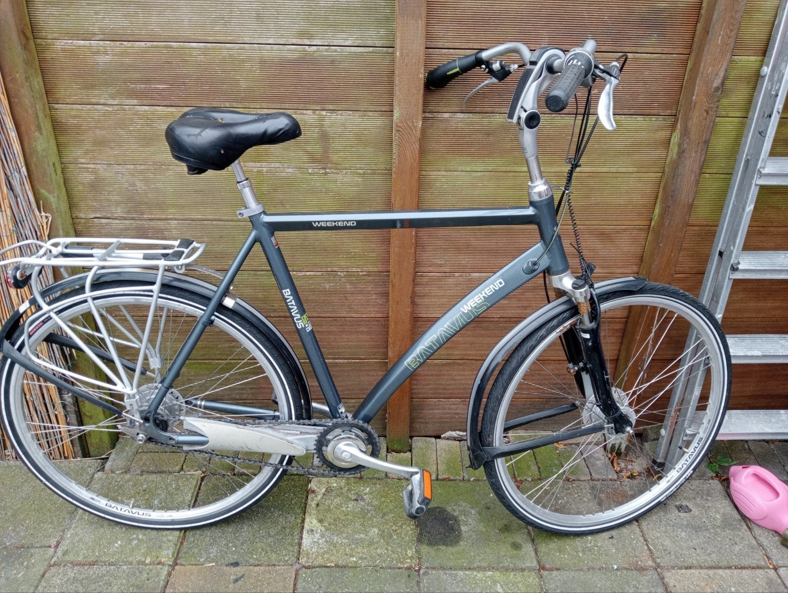 Herenfiets stationsfiets, Ophalen, Gebruikt, Overige merken