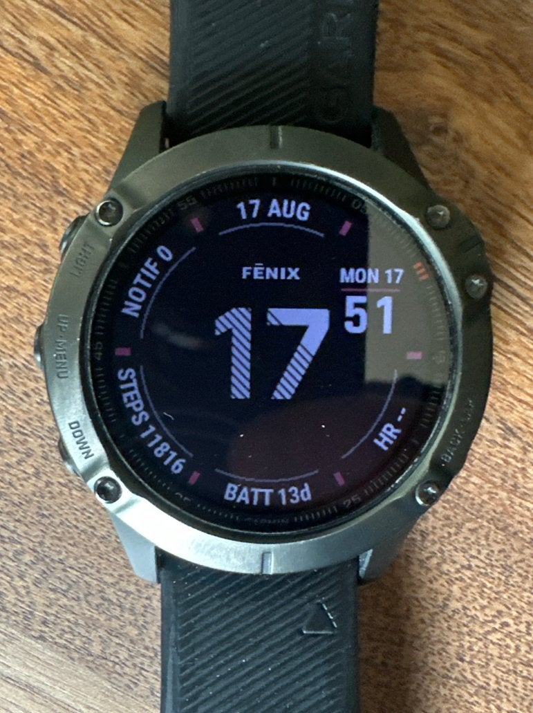Garmin Fenix 6 Sapphire - Premium Multisport GPS Smartwatch, Zwart, Ophalen of Verzenden, Waterdicht, Android