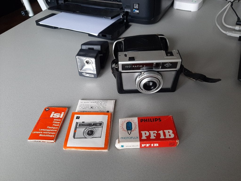 Agfa rapid camera compleet met beschrijving, Ophalen of Verzenden, Gebruikt, Compact, Overige Merken
