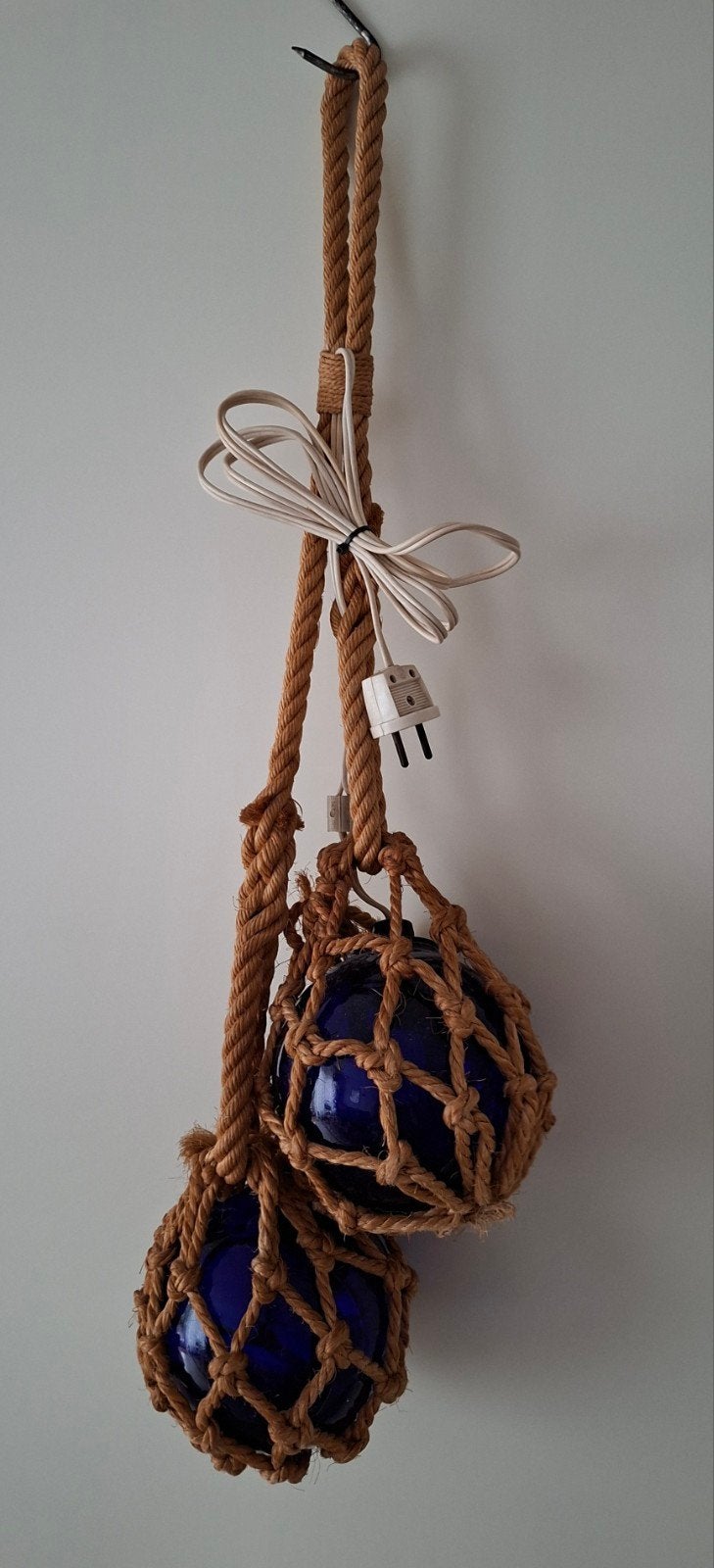 Vintage jaren 60 70 nautische hanglamp, Huis en Inrichting, Ophalen of Verzenden
