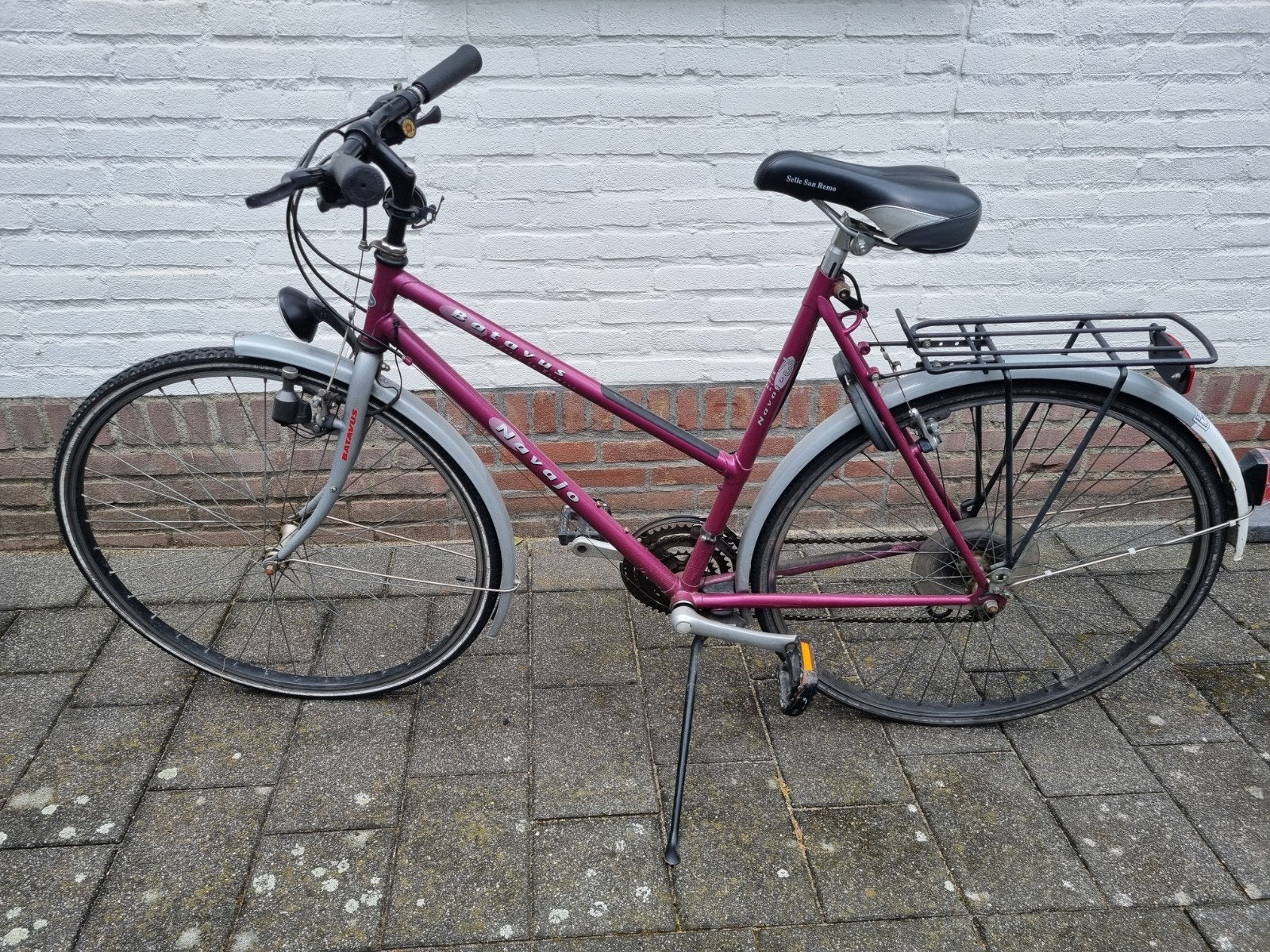 Batavus Damesfiets 28 inch / opknapper, Ophalen, Gebruikt, Velgrem, Versnellingen