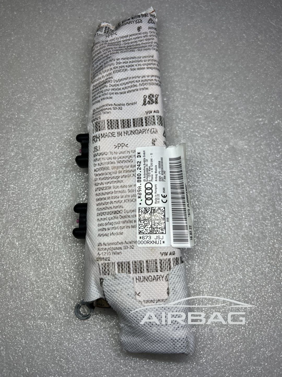Audi Q4 E-tron  stoel airbag rechts right model 21+ 89A88024, Gebruikt, -, -, Ophalen of Verzenden