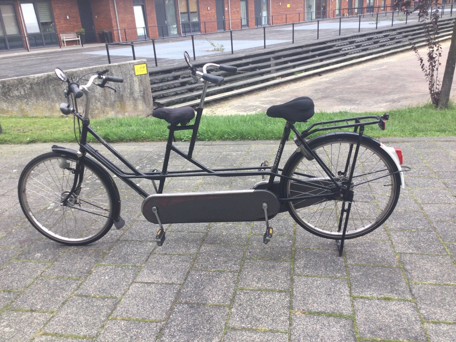 Gazelle tandem, Ophalen, Minder dan 10 versnellingen, Gebruikt, Velgrem