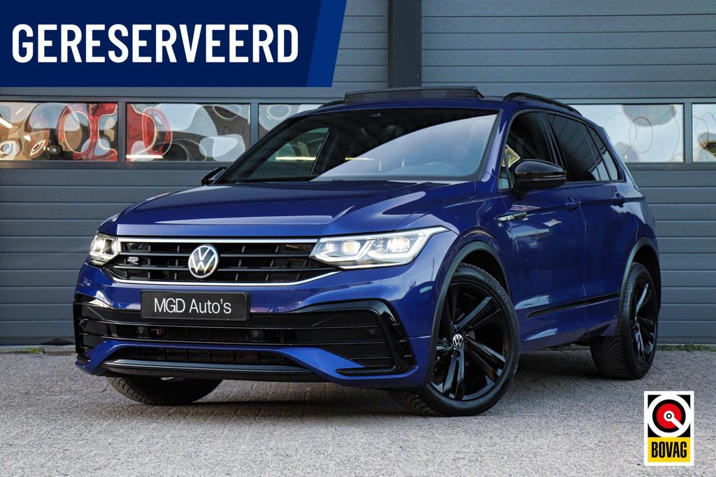 Volkswagen Tiguan 1.5 TSI ACT Black Pakket 2x R-Line /LED/PA, 15 km/l, Huisgarantie, Blauw, Bedrijf