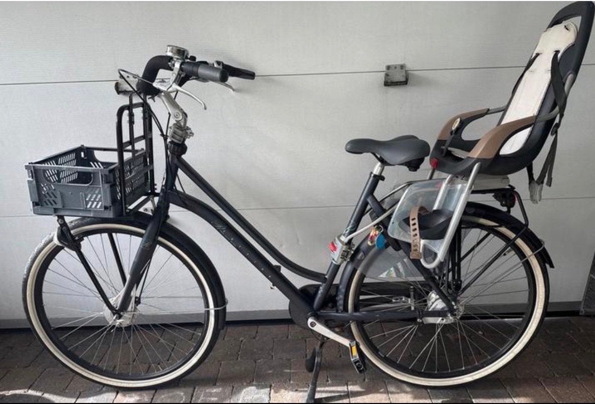 Cortina damesfiets - Framehoogte 54 cm, Fietsen en Brommers, Fietsen | Dames | Damesfietsen, Terugtraprem, Versnellingen, Ophalen