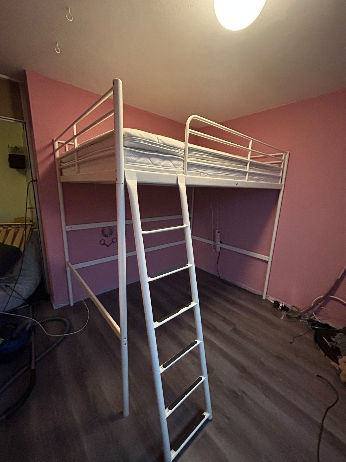 Ikea Svarta 140x200 hoogslaper twijfelaar, Ophalen, Gebruikt, Hoogslaper, 140 cm