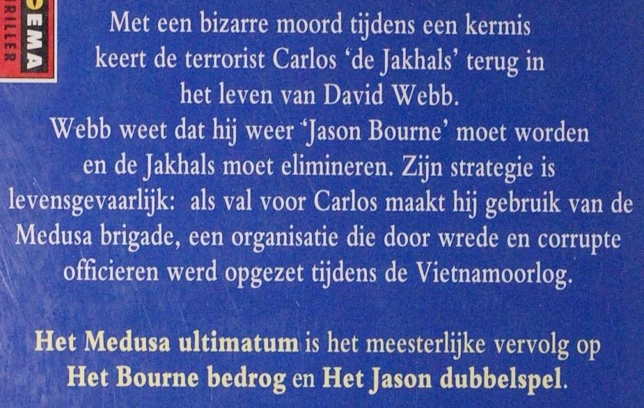 Het Medusa Ultimatum – Robert Ludlum (Poema Pocket, 1994), Boeken, Thrillers, Verzenden, Zo goed als nieuw, Amerika