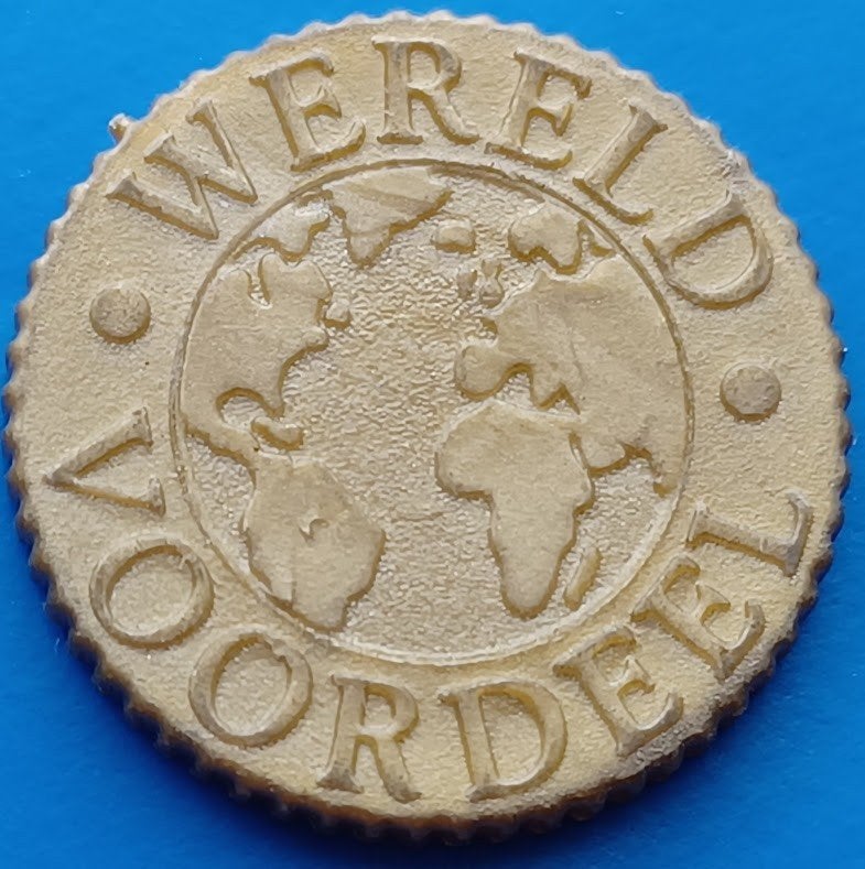 Penning WERELD VOORDEEL STUNT MUNT, Verzenden, Overige materialen