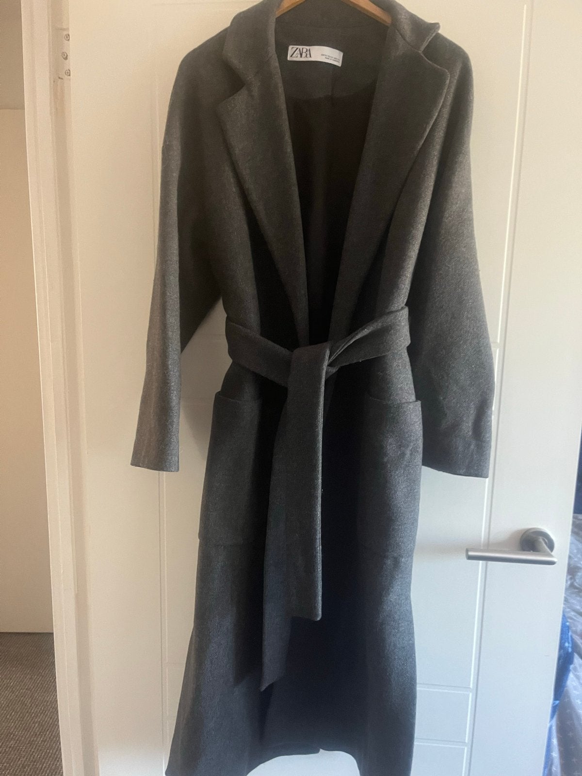 Zara wollen jas XS met riem voor herfst/winter, Kleding | Dames, Ophalen of Verzenden, Zo goed als nieuw, Maat 34 (XS) of kleiner
