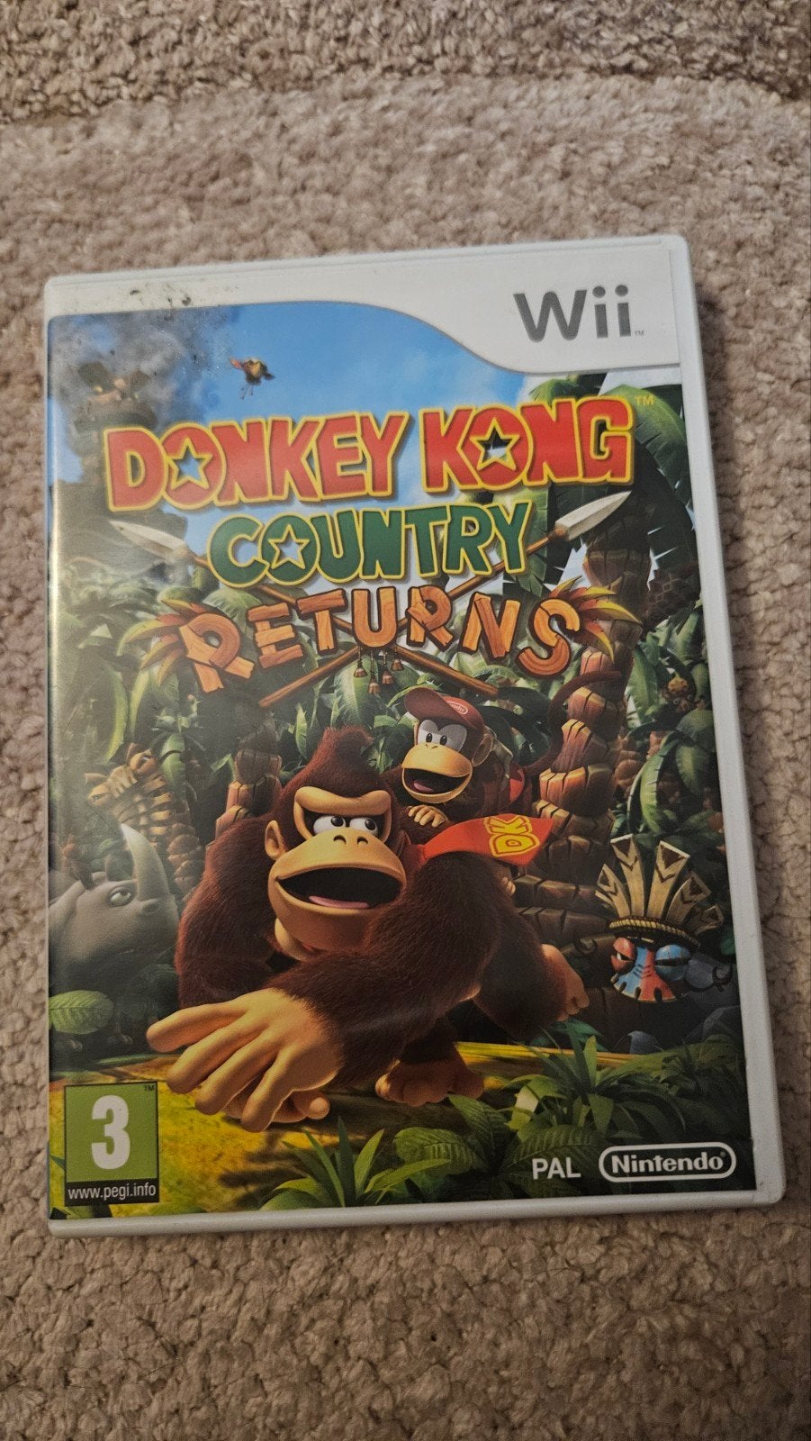 Donkey kong country returns, Avontuur en Actie, 2 spelers, Ophalen of Verzenden, Zo goed als nieuw