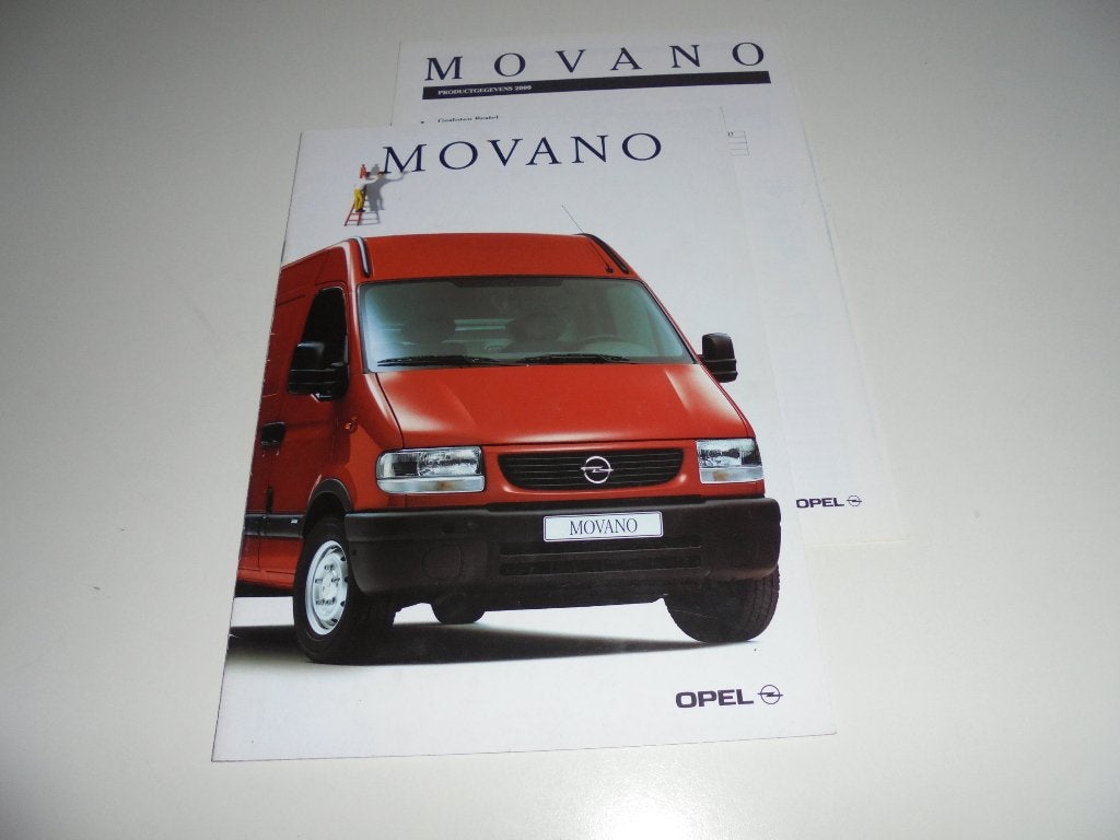 brochure Opel Movano modellen 2000, Ophalen of Verzenden, Zo goed als nieuw, Opel
