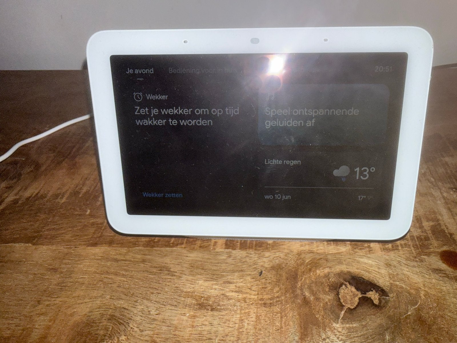 Google Nest Hub (2e Generatie) – Wit – Zo goed als nieuw, Overige merken, Overige typen, Ophalen of Verzenden, Zo goed als nieuw
