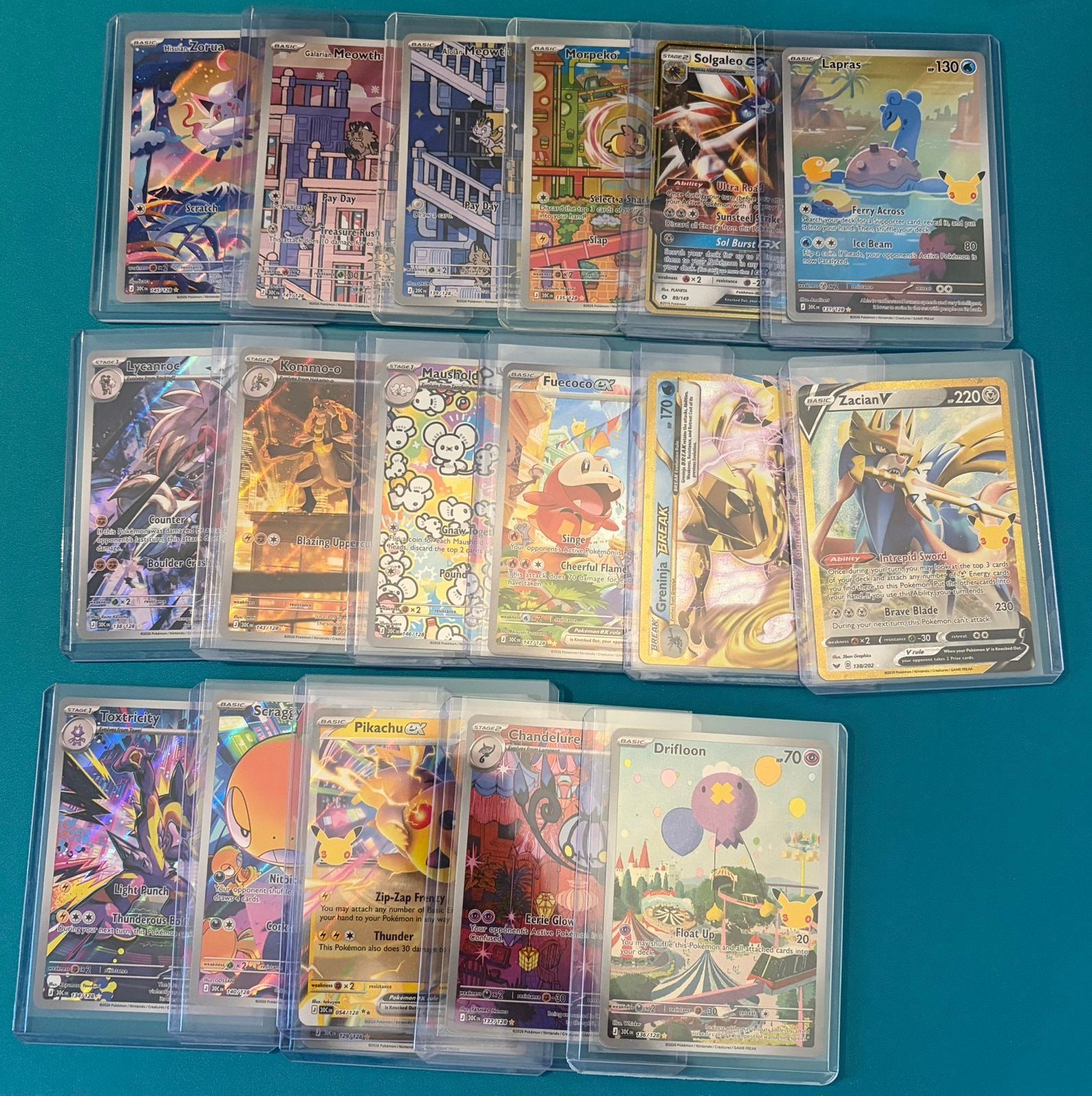 Pokémon 30th celebration singles + base, Ophalen of Verzenden, Nieuw