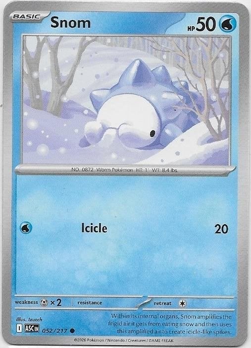 Ascended Heroes,  Snom [common] 52/217, Verzenden, Nieuw, Losse kaart