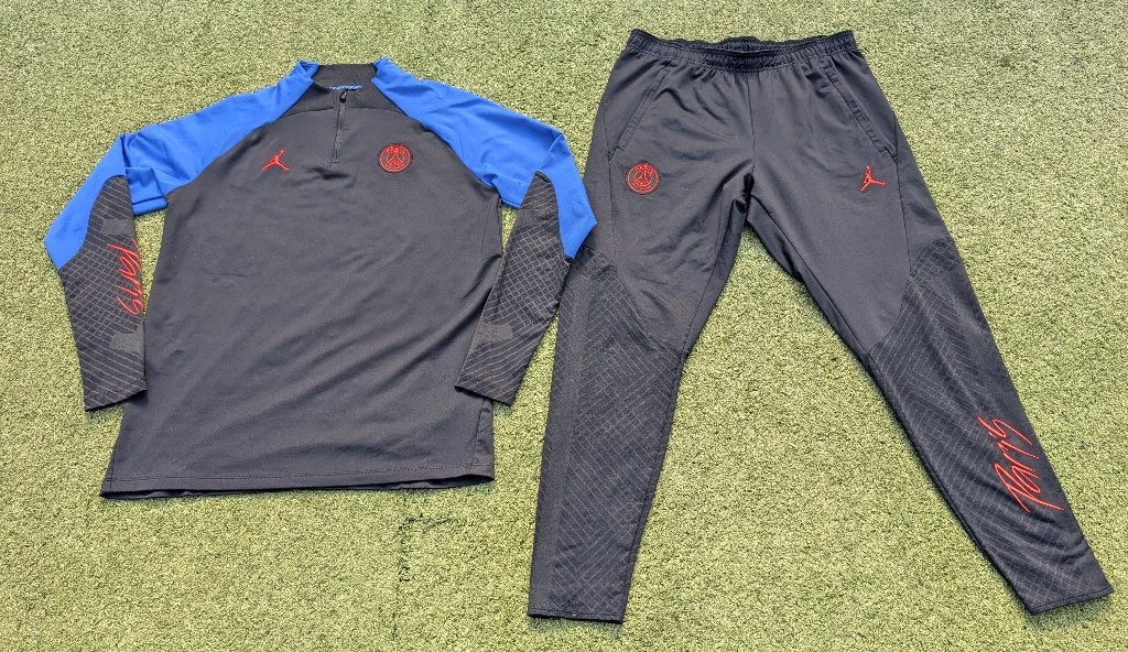 Nike Paris Saint Germain Slim Fit Trainingspak Maat L, Maat 52/54 (L), Blauw, Ophalen of Verzenden, Zo goed als nieuw