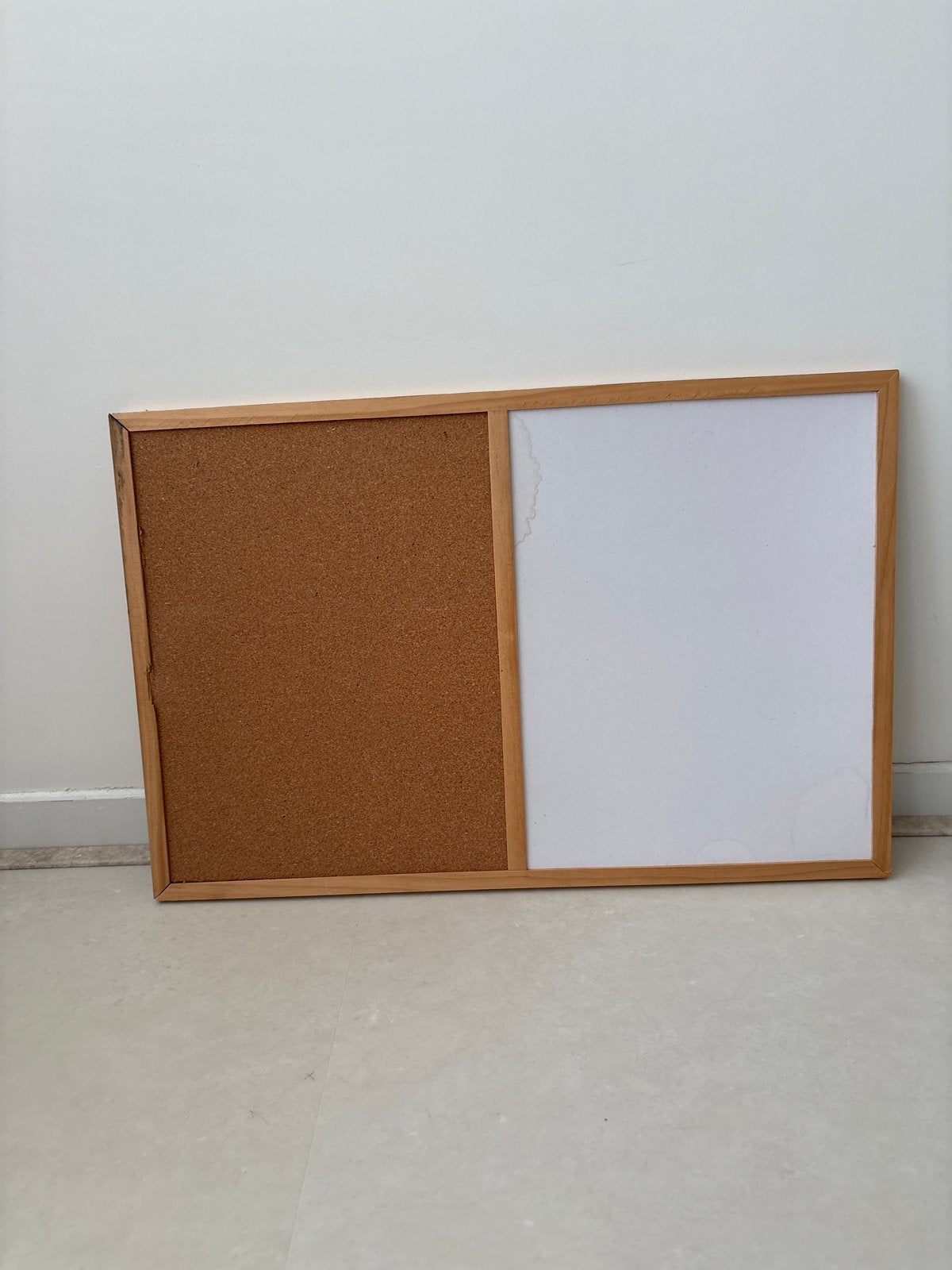Combinatiebord (prikbord en whiteboard), Diversen, Ophalen, Gebruikt, Whiteboard