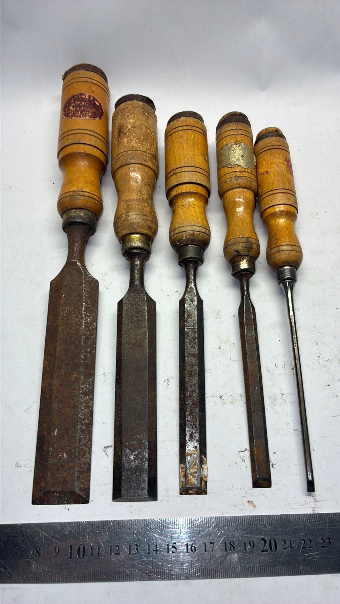 Nooitgedagt beitels ( houtbeitels steekbeitels ), Antiek en Kunst, Ophalen of Verzenden