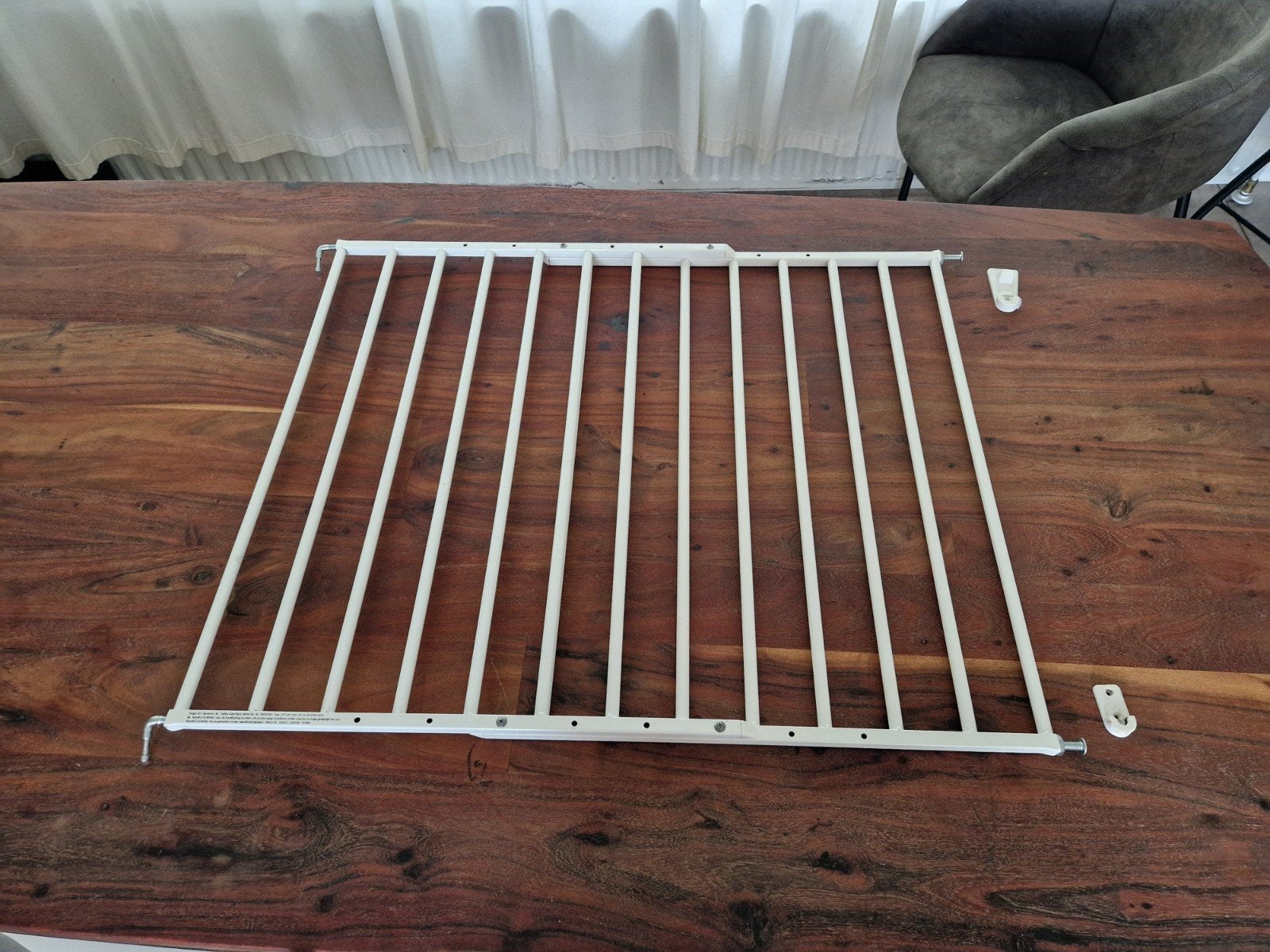Stalen traphekje, Kinderen en Baby's, Traphekjes, Ophalen, 100 tot 115 cm, Zo goed als nieuw, Klemhekje