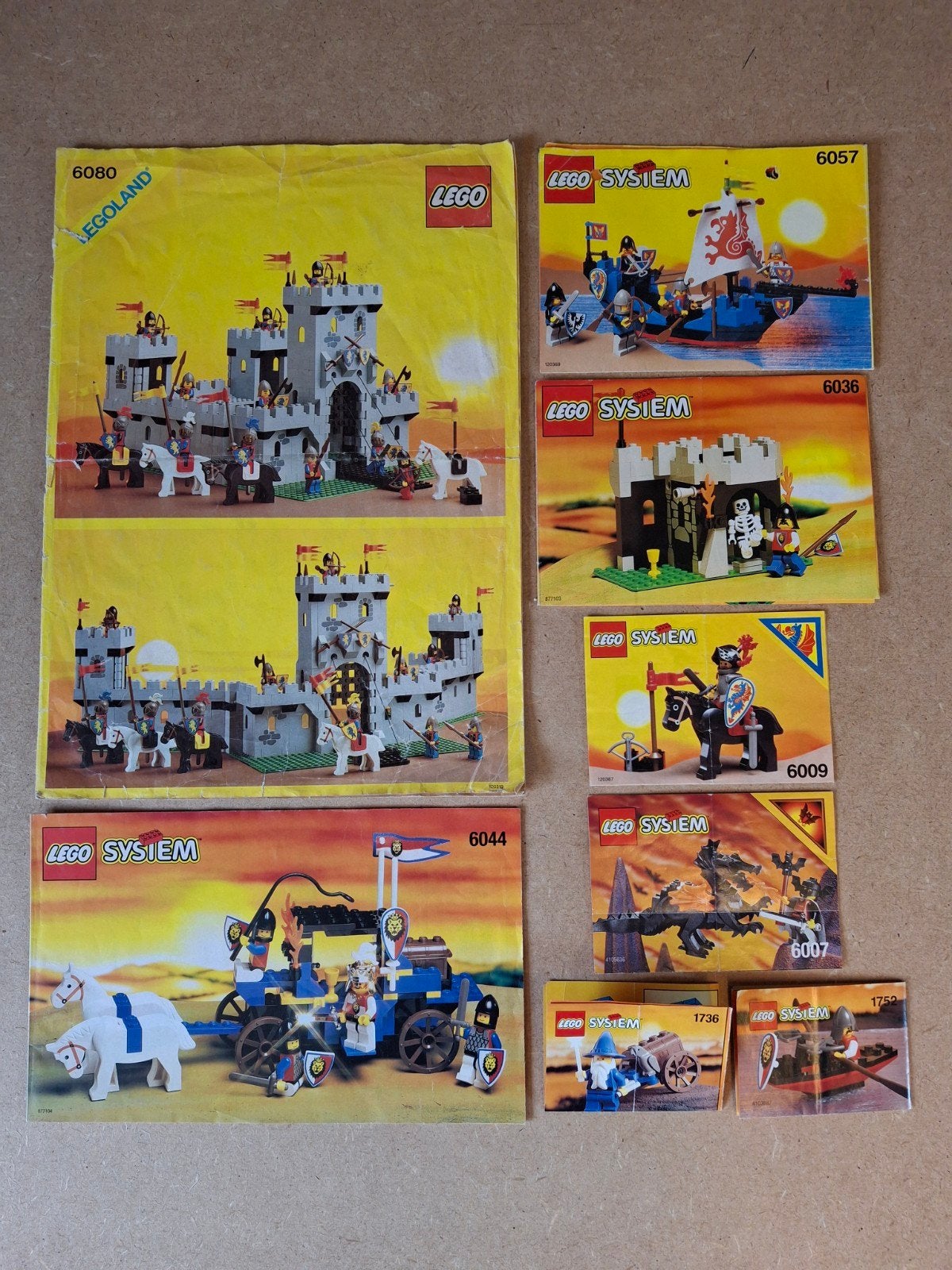 Lego partij Castle boekjes. Jaren 80 / 90, Kinderen en Baby's, Speelgoed | Duplo en Lego, Lego, 33 Bath Road, Slough, UK, Lego