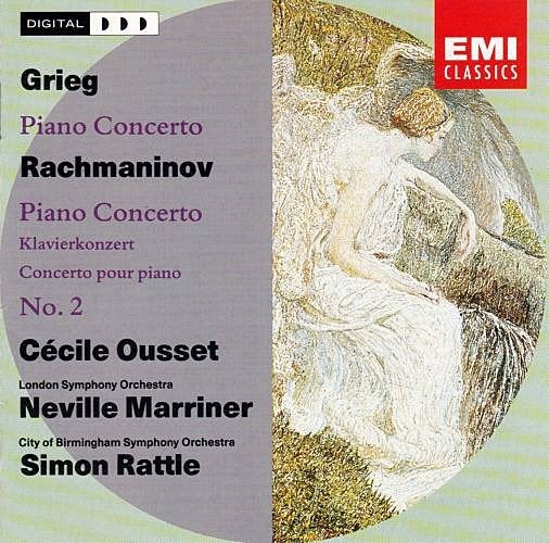 Grieg Rachmaninov Cëcile Ousset concertos CD, Gebruikt, Ophalen of Verzenden, Rachmaninov, Orkest of Ballet