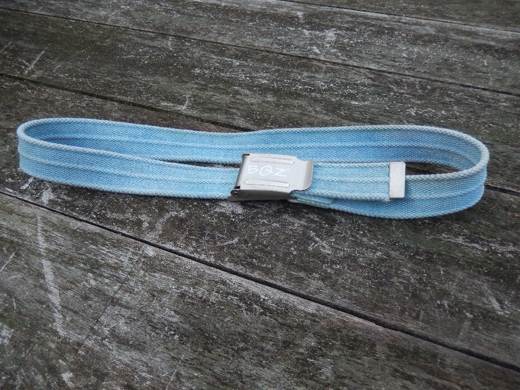 Clip belt unisex Riem blauw - web belt BQZ, Ophalen of Verzenden, Gebruikt, BQZ, Jongen of Meisje