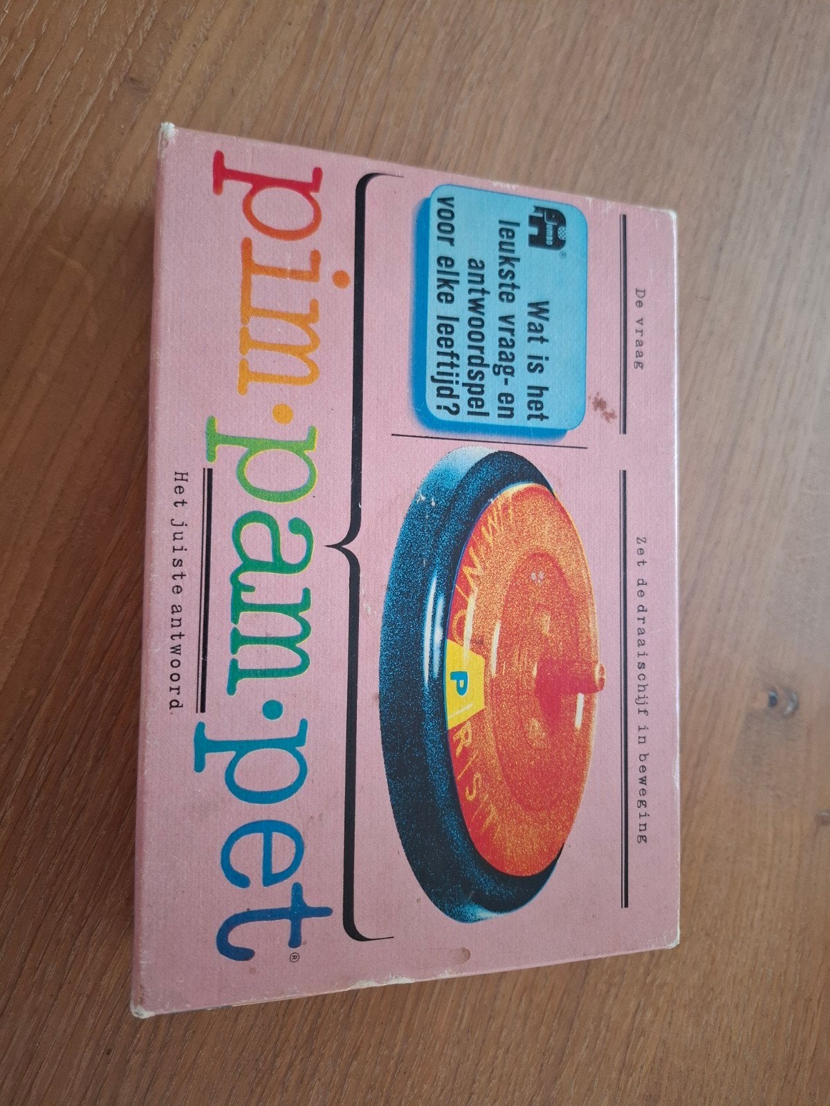 pim pam pet, Hobby en Vrije tijd, Gezelschapsspellen | Kaartspellen, Vijf spelers of meer, Ophalen of Verzenden, Gebruikt, Jumbo spellen