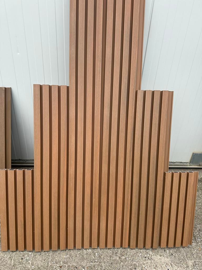 Restpartij nieuwe gevelbekleding Smokey Teak, Overige materialen, 20 tot 50 mm, Info@prismartconstructies.nl, Nieuw