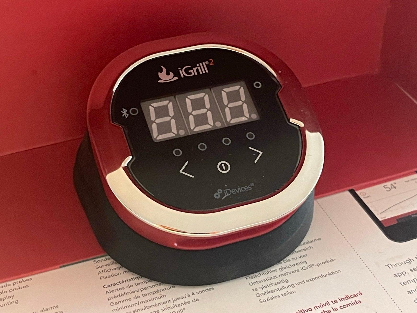 Weber iGrill 2 Bluetooth Connected Thermometer, Ophalen of Verzenden, Zo goed als nieuw