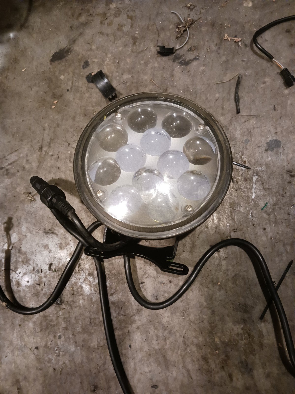 knaap lamp, Ophalen
