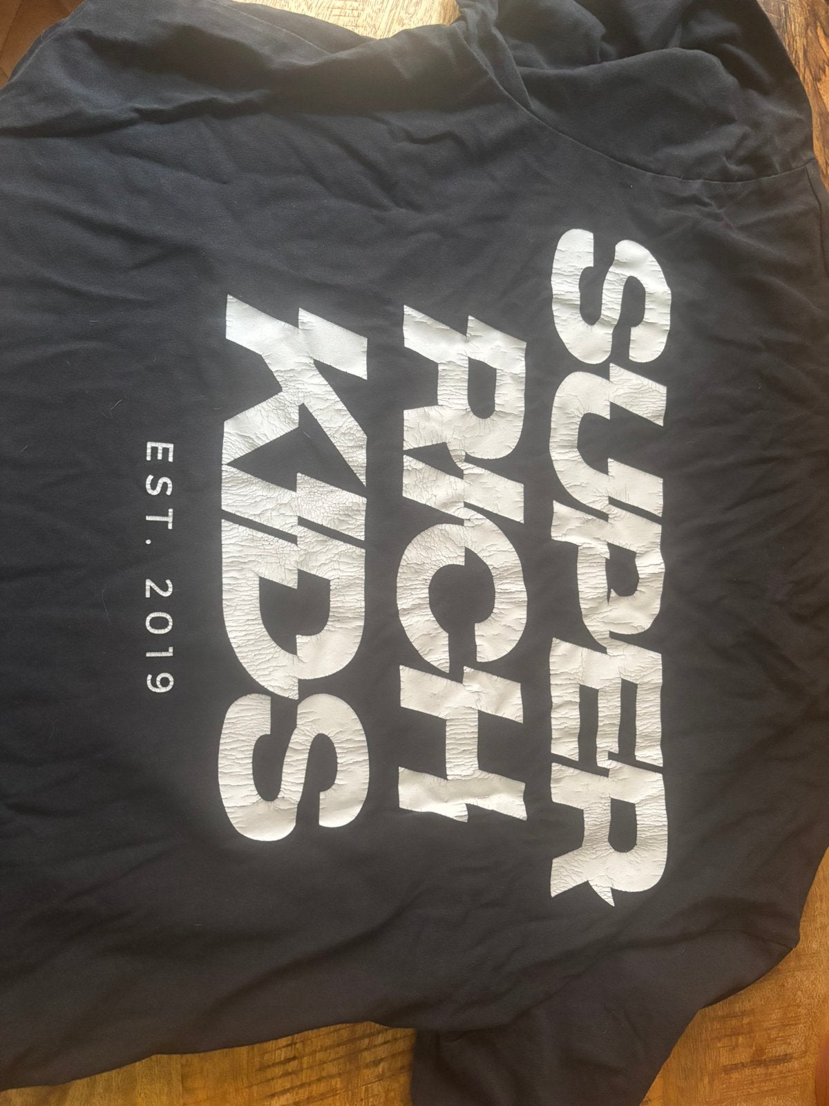 Shirt SUPER RICH KIDS, Zwart, Ophalen of Verzenden, Zo goed als nieuw, Korte mouw