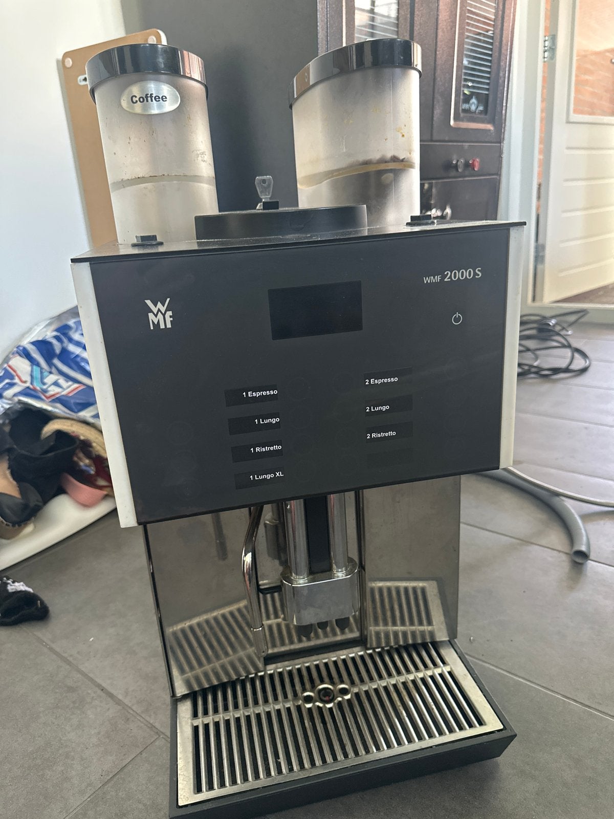 WMF 2000 S Professionele Koffiemachine - Espresso, Lungo, Ri, Gebruikt, 10 kopjes of meer, Koffiemachine, Koffiebonen