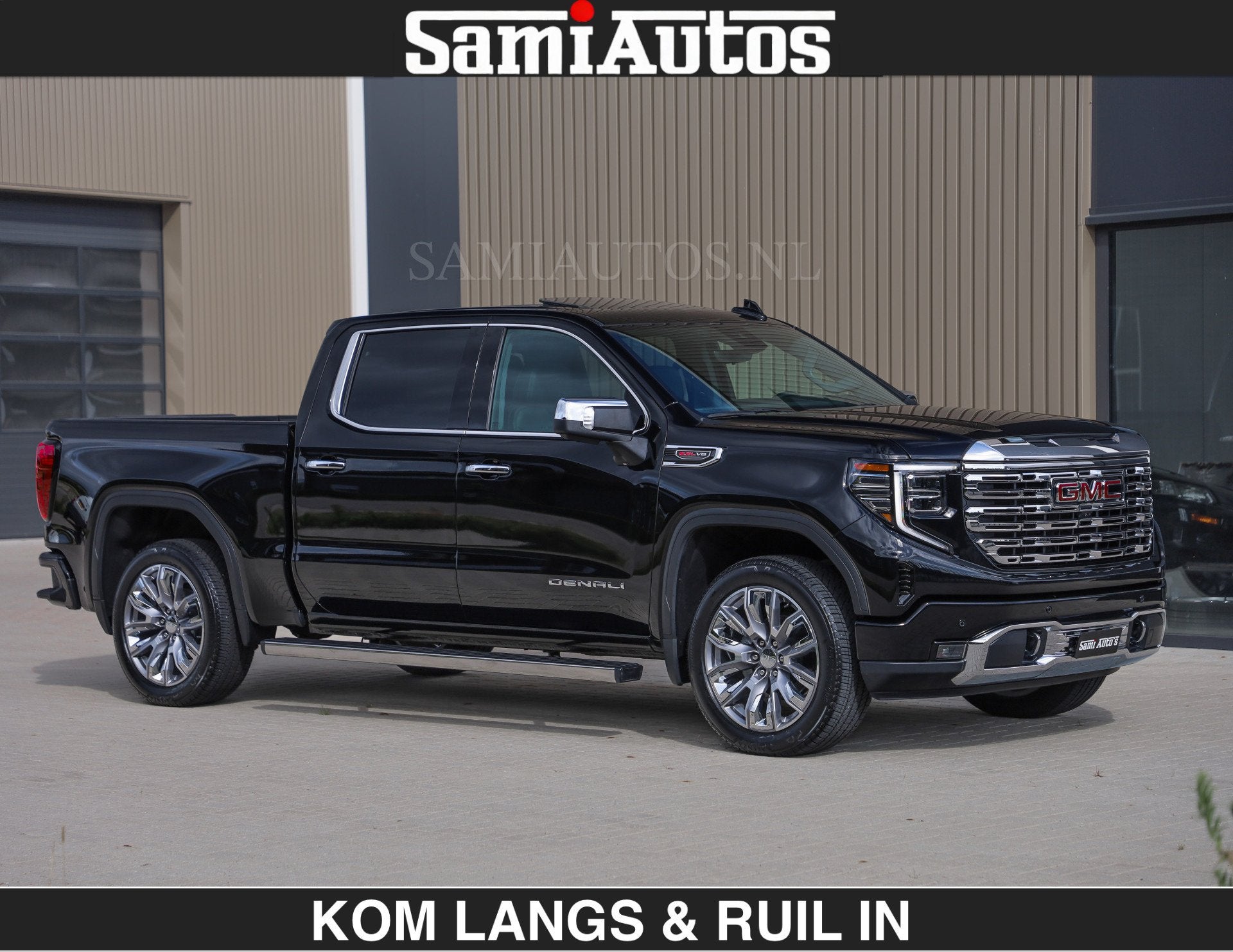 GMC Sierra DENALI | All-In Prijs | 6,2 V8 Full Option | De M, Auto's, Automaat, Dealer onderhouden, Adaptive Cruise Control, Met garantie (alle)