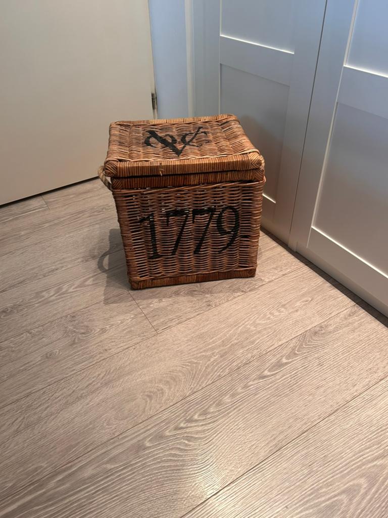 Twee manden, look a like Riviera Maison, Ophalen of Verzenden, Zo goed als nieuw, Rechthoekig, Riet