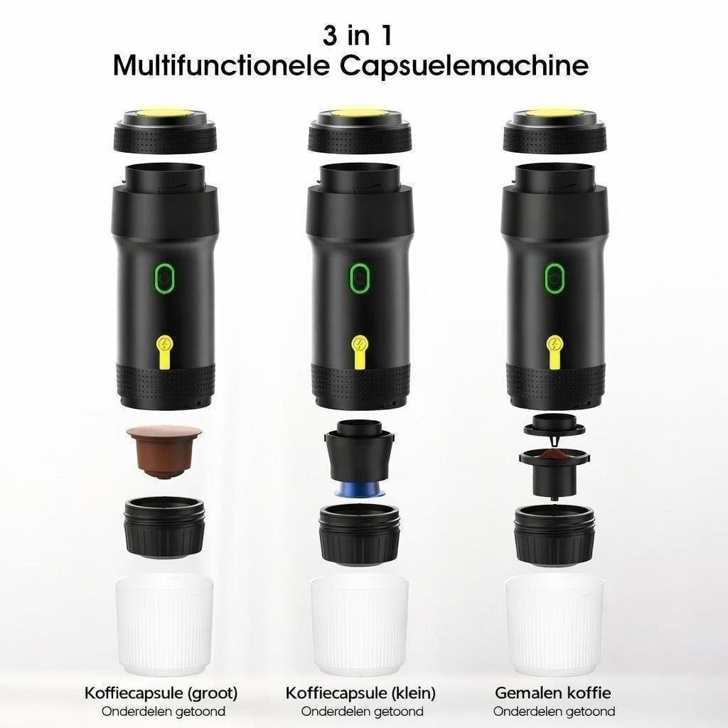 Foto 4 van Draagbare 3-in-1 Koffiemachine op accu!