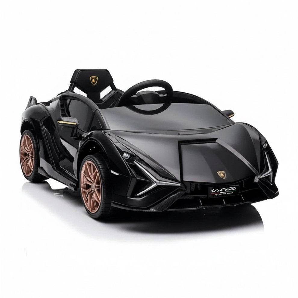 Elektrische kinderauto Lamborghini Sian, Ophalen of Verzenden, Zo goed als nieuw, Afstandsbediening