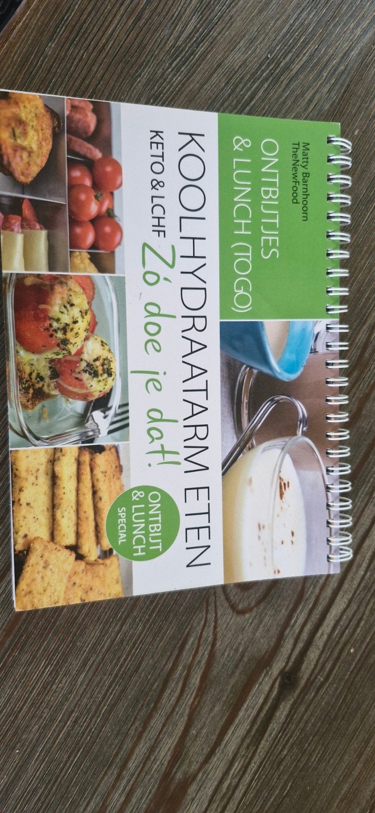 Koolhydraatarm Ontbijt & Lunch (to go) - Keto & LCHF, Boeken, Matty Barnhoorn Thelwellwood, Voorgerechten en Soepen, Ophalen of Verzenden