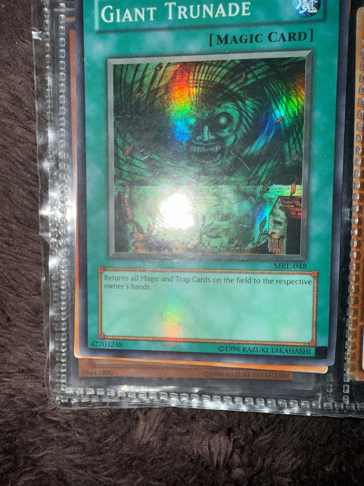 Yu-Gi-Oh! Giant Trunade MRL-048 Magic Card, Ophalen of Verzenden, Gebruikt