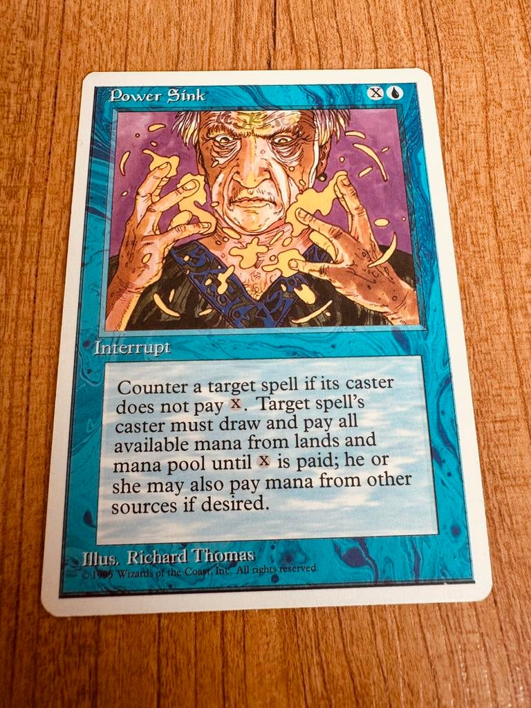 Magic The Gathering Deckmaster | Power Sink, Ophalen, Zo goed als nieuw