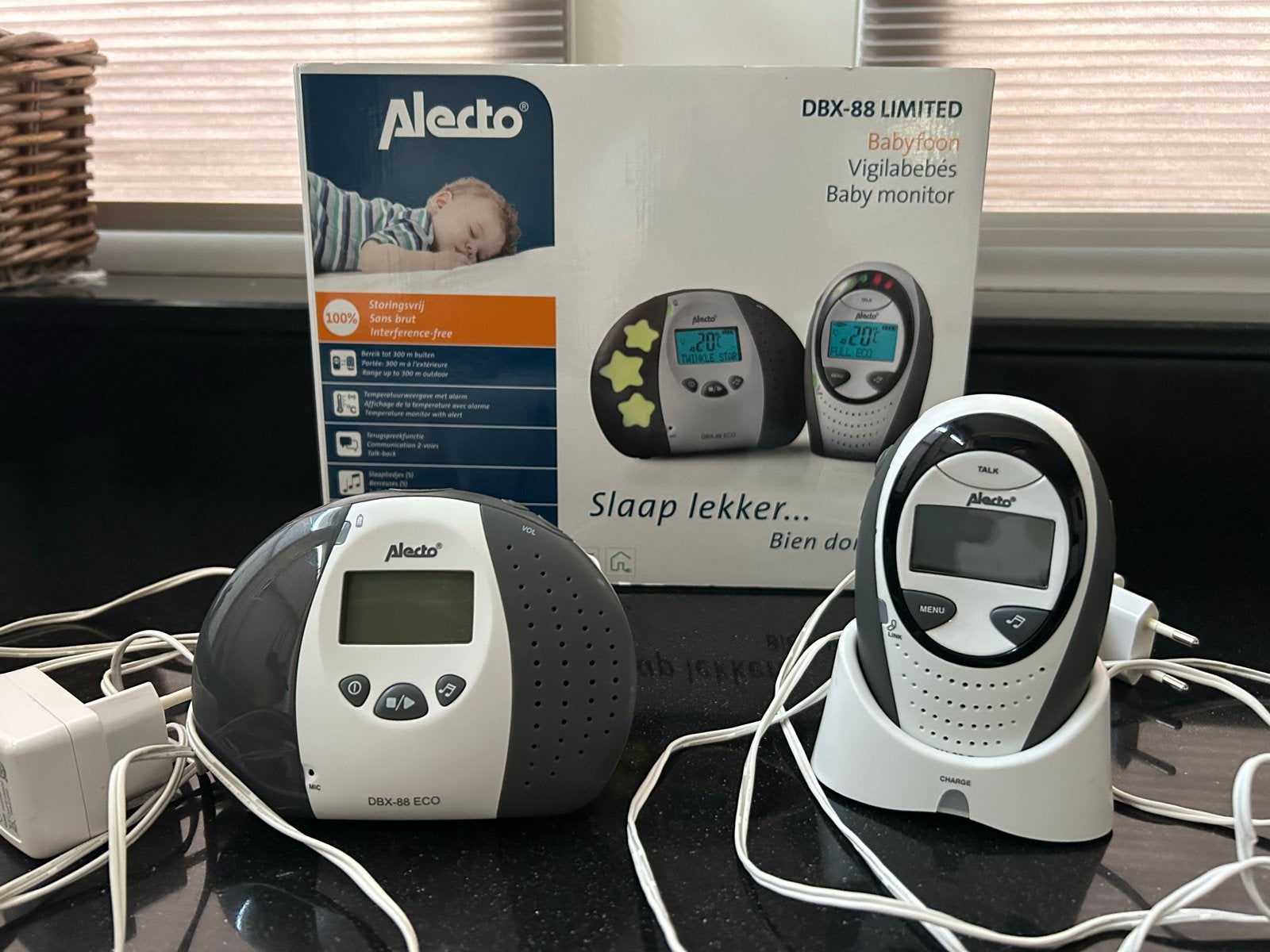 Alecto DBX-88 Limited Babyfoon met Terugspreekfunctie, Ophalen of Verzenden, Zo goed als nieuw, 250 meter of meer, Digitaal