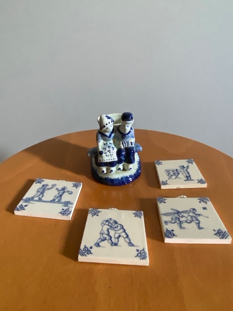 TE KOOP: Delfts blauw tegeltjes, Ophalen
