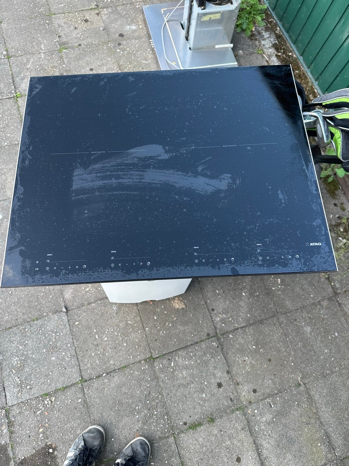 ATAG Inductie kookplaat - Nieuw uit keuken gehaald, Witgoed en Apparatuur, Ophalen, 4 kookzones, Zo goed als nieuw, Inbouw