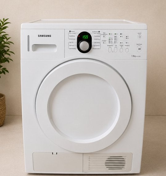 Samsung condensdroger 7 kg - Werkt perfect, Witgoed en Apparatuur, Wasdrogers, 6 tot 8 kg, Ophalen of Verzenden, Zo goed als nieuw