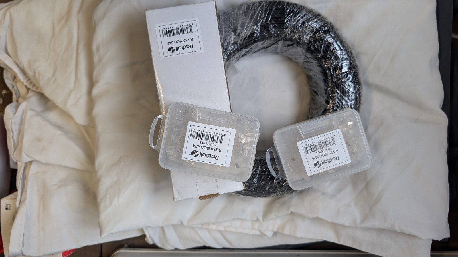 Radiall R 280 MOD krimptang, kabel en connectoren RJ11 RJ12, Ophalen of Verzenden, Nieuw