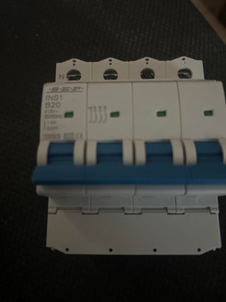 Installatie automaat B20 3 fase, Ophalen of Verzenden, Gebruikt